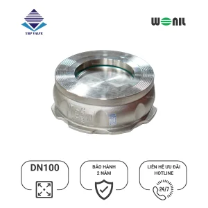 Van 1 chiều cối Inox Wonil DN100 (4 Inch) Van 1 chiều cối Inox Wonil DN100