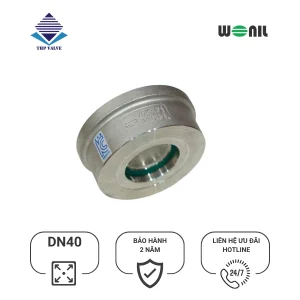 Van Wonil - Tuấn Hưng Phát Valve Van 1 chiều cối Inox Wonil DN40