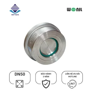 Van 1 chiều cối Inox Wonil DN50 (2 Inch) Van 1 chiều cối Inox Wonil DN50