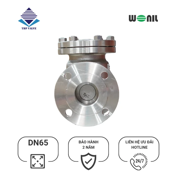 san-pham-van-1-chieu-wonil-la-lat-mat-bich-inox-dn65 Van 1 chiều Wonil Lá Lật Mặt Bích Inox DN65