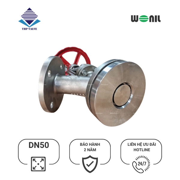 sp-van-xa-day-wonil-inox-tay-quay-mat-bich-dn50 (4) Ảnh sản phẩm Van xả đáy Wonil Tay Quay Inox Mặt Bích DN50