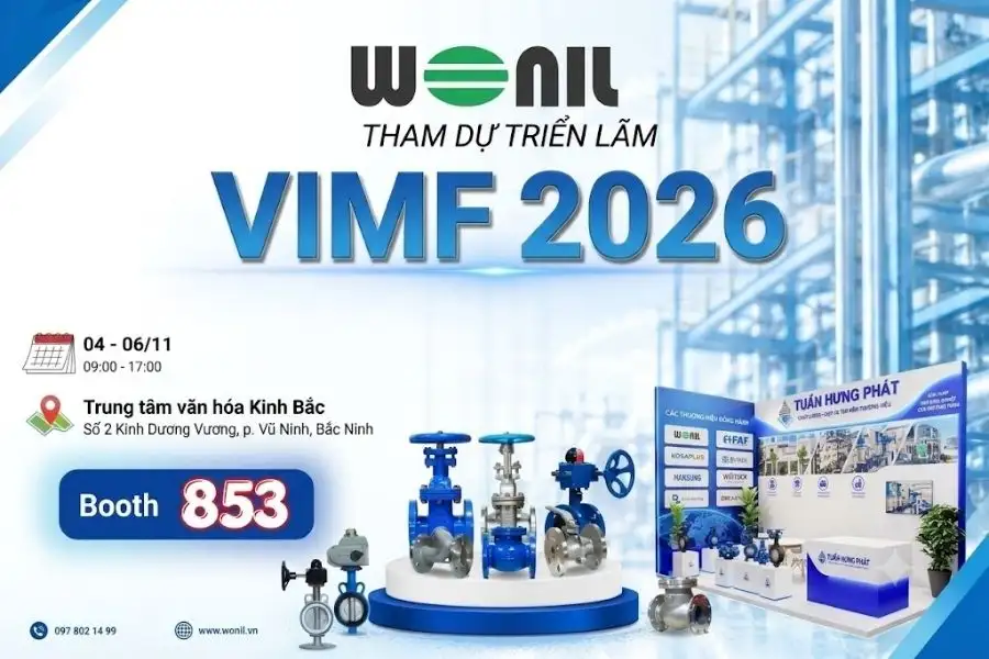 Có gì tại gian hàng 853 của Wonil ở VIMF Bắc Ninh 2026? Mời quý khách ghé thăm gian hàng 853 tại VIMF 2026 Bắc Ninh