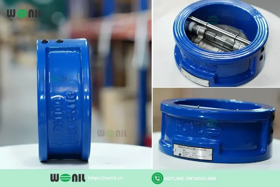 Giá van 1 chiều Wonil cập nhật 2026 và những yếu tố ảnh hưởng! Van 1 chiều cánh bướm gang Wonil nhỏ gọn, lắp đặt dễ dàng