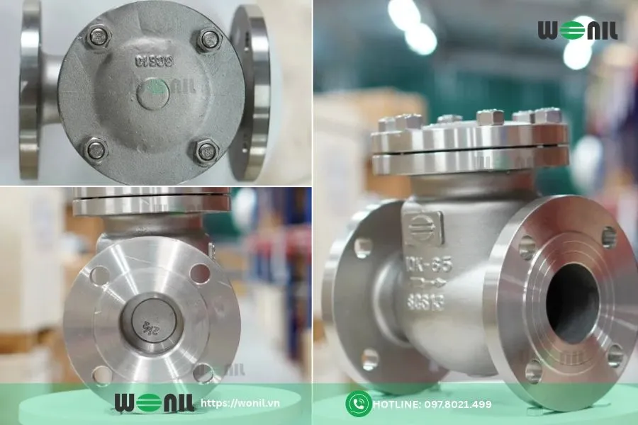 Giá van 1 chiều Wonil cập nhật 2026 và những yếu tố ảnh hưởng! Van 1 chiều lá lật inox Wonil được đánh giá cao về độ bền