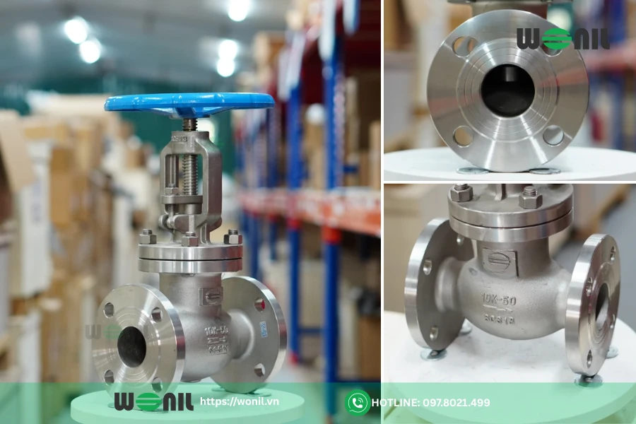 Giá van inox Wonil bao nhiêu? Bảng giá chi tiết từng loại Van cầu inox Wonil dạng bầu